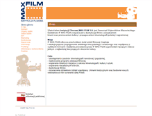 Tablet Screenshot of maxfilm.com.pl